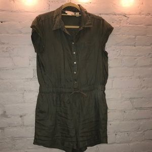 Cynthia Rowley linen romper